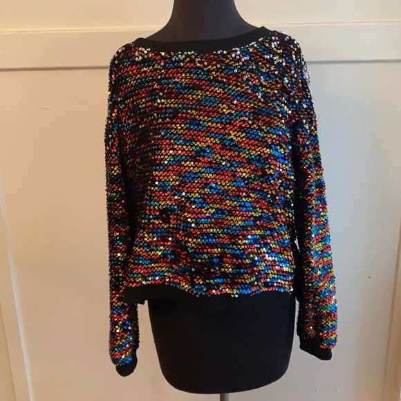 Traffic People large sequin jumper - Picture 1 of 5